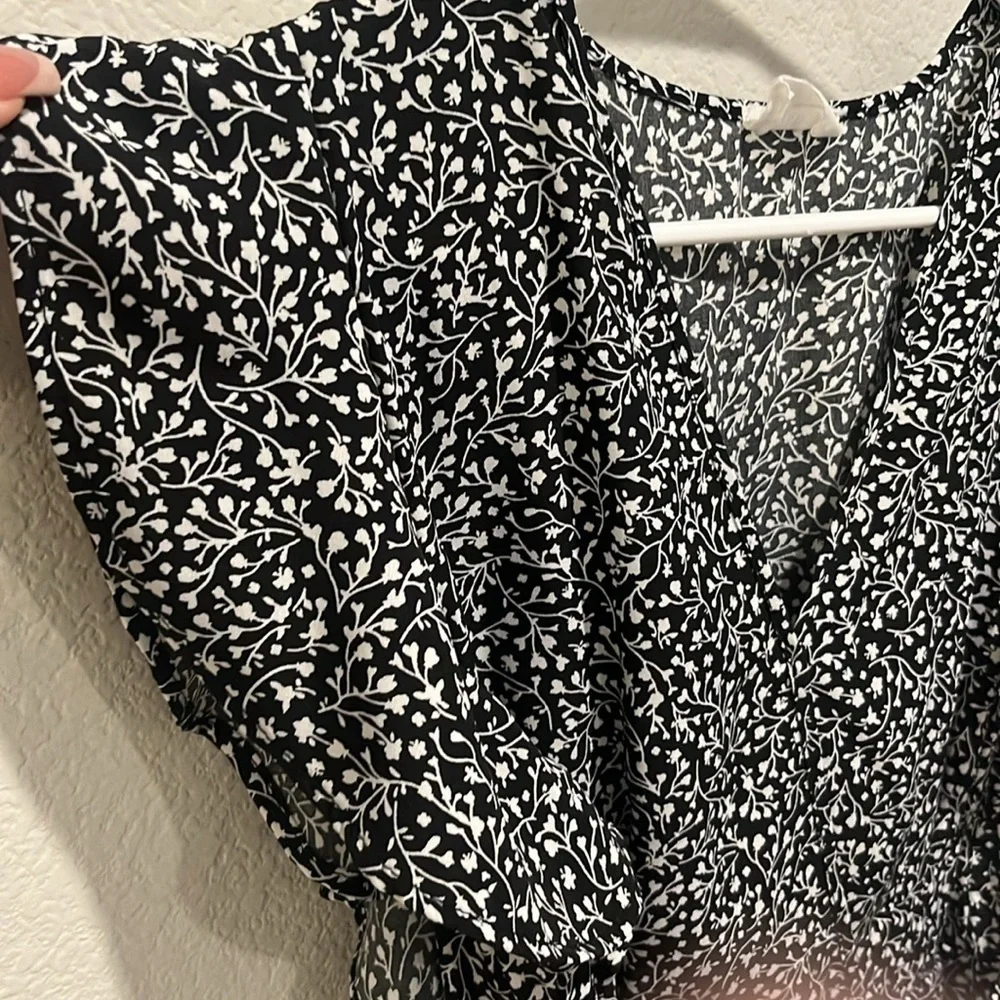 Sienna Sky Women’s medium button down dress Midi Spring style - Picture 4 of 5